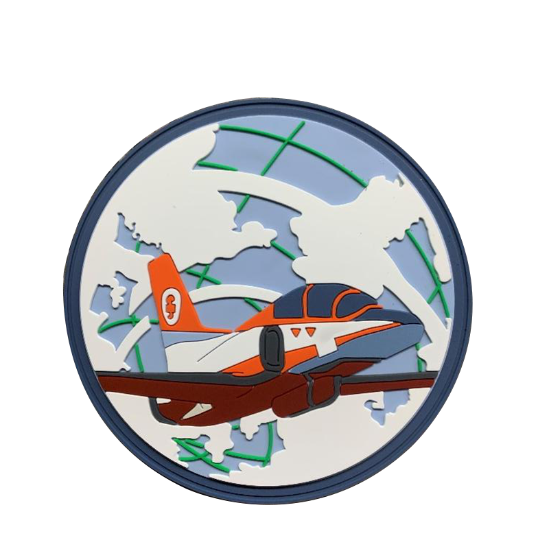 酷美智悦 长春航展纪念品橡胶章(红鹰机型) 11cm 个高清大图
