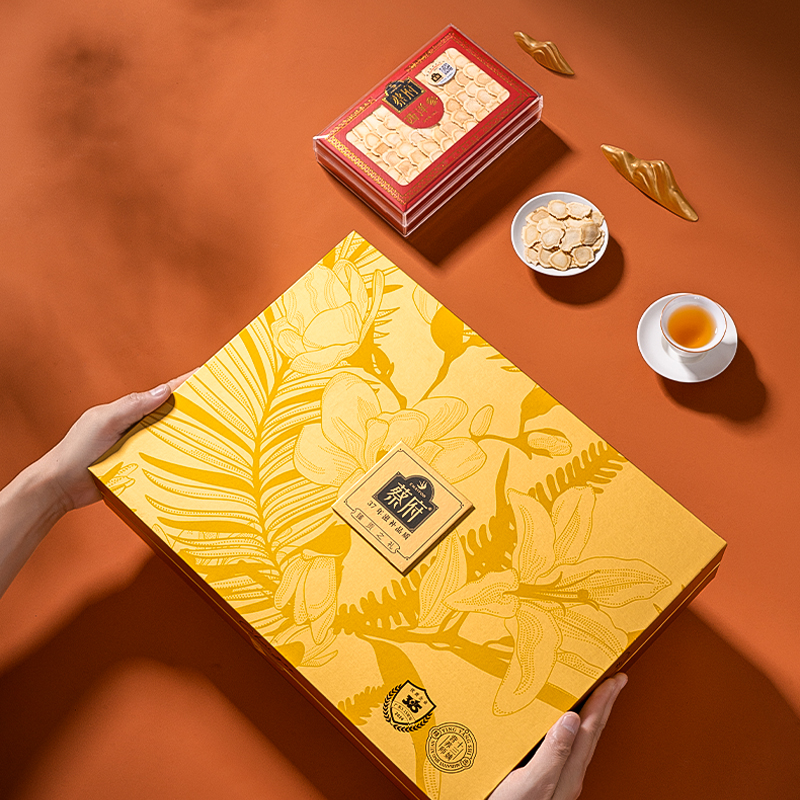 蔡府金喜莲莲(鹿茸+红参+西洋参+灵芝) 120g高清大图