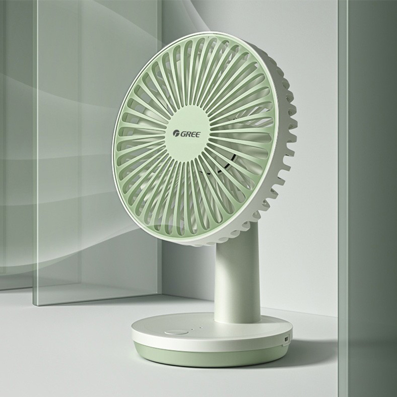 格力 (gree) 电风扇迷你手持风扇小型充电电风扇家用办公夹扇桌面床头
