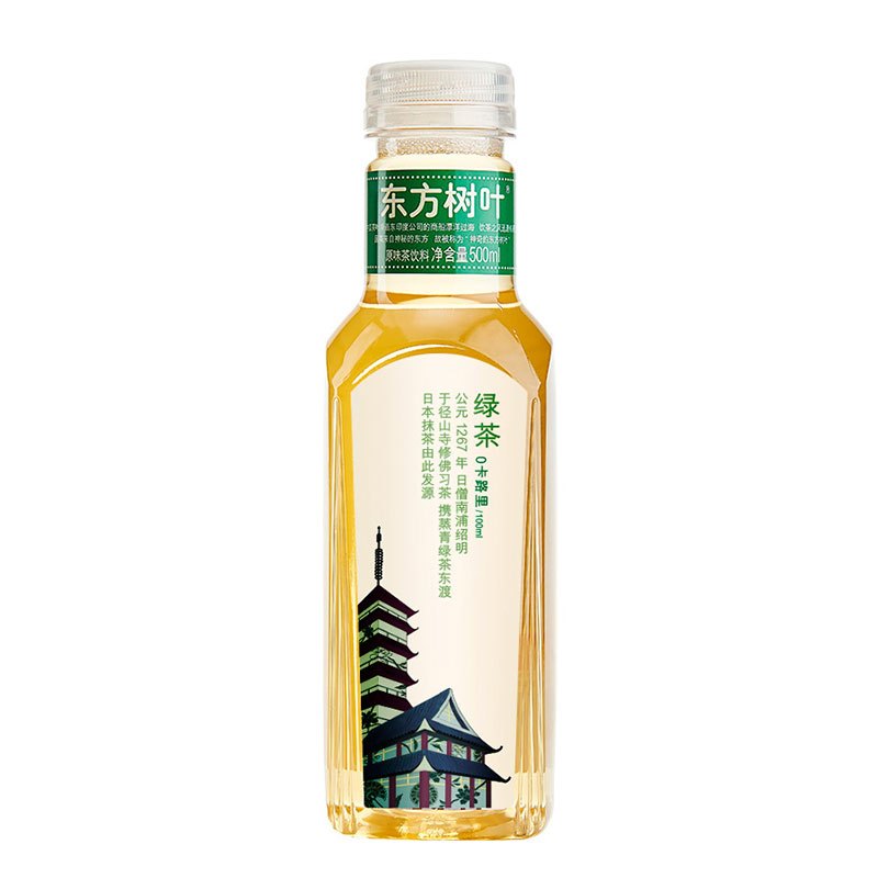农夫山泉 东方树叶绿茶500ml*15瓶 茶饮料 整箱装
