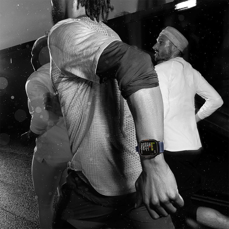 [智能手表]MXDA3CH/B Apple Watch Ultra 2 蜂窝 49 毫米原色钛金属表壳 海洋蓝色海洋表带高清大图