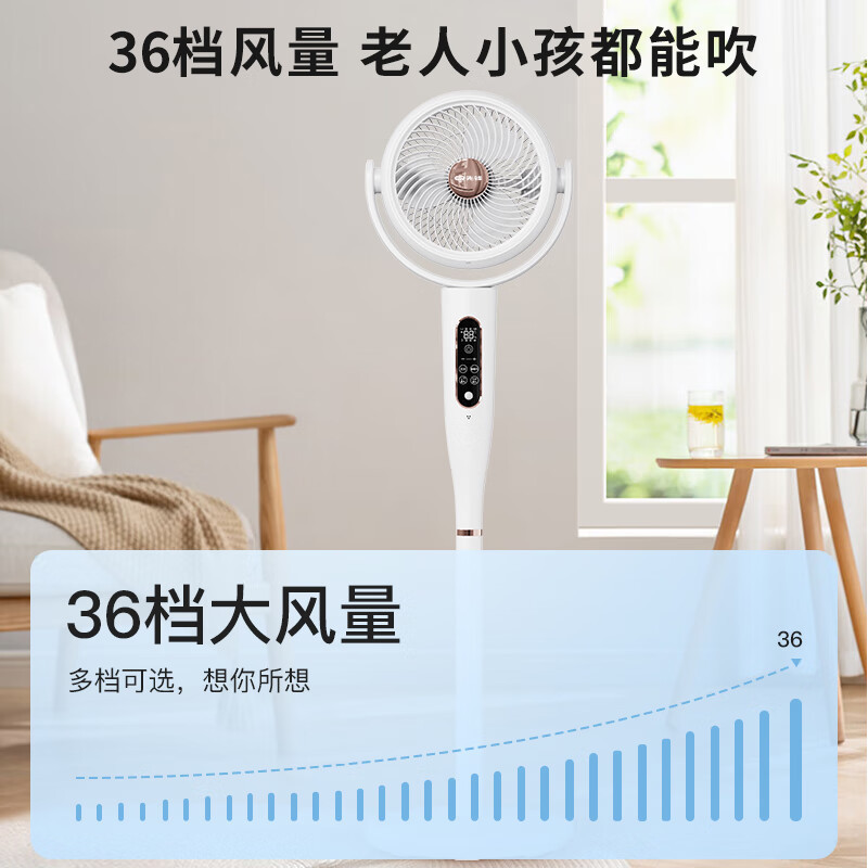 先锋DXH-S22R电风扇(智能语音遥控循环扇)高清大图