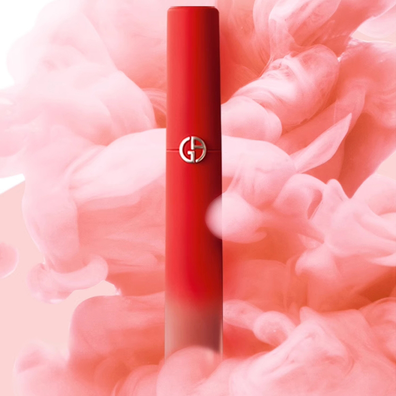 阿玛尼(ARMANI)红管唇釉口红丝绒哑光CRUSH 321#豆沙裸粉 6.5ml