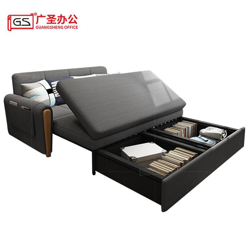 GS广圣 办公沙发折叠沙发床接待沙发 F0215 张高清大图