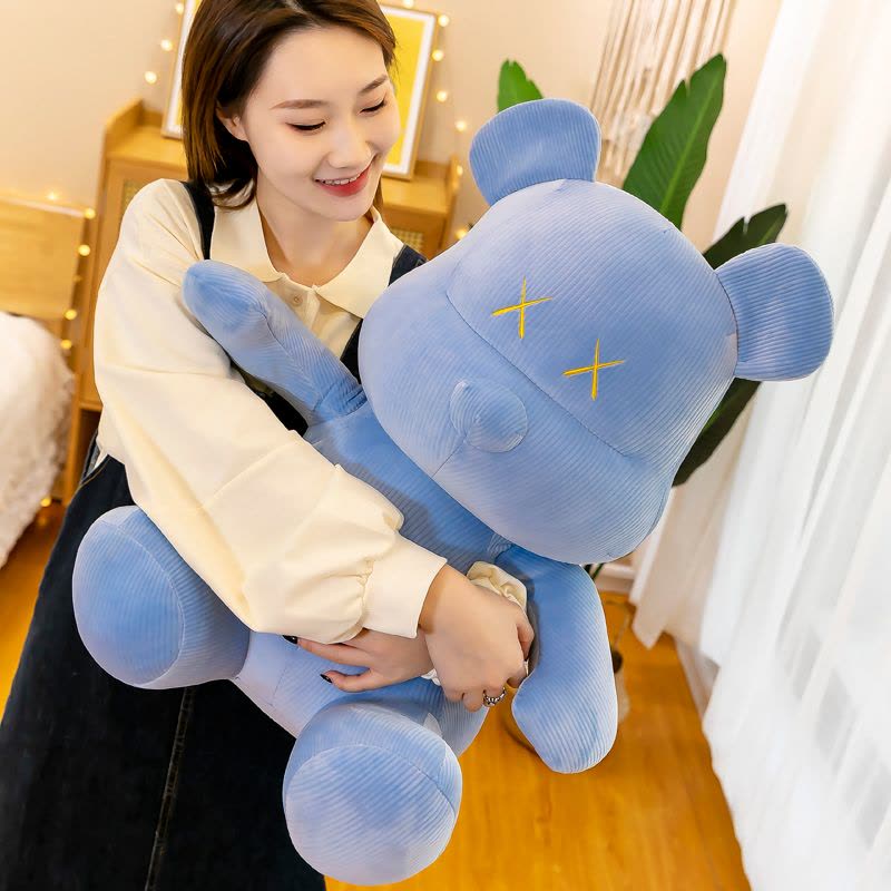 创意暴力熊公仔可爱小熊毛绒玩具超软布娃娃男生抱枕玩偶女生图片