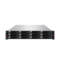 鑫云(Singstor)SS300G-12A万兆光纤NAS网络存储 4剪辑多机共享磁盘阵列 标配 裸机+96TB