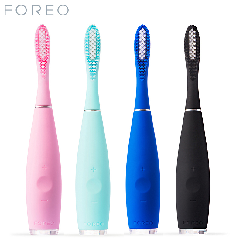 斐珞尔(FOREO)电动牙刷 逸萨ISSA 2代 11000R/M 充电式防水智能声波震动 硅胶成人清洁牙刷 薄荷蓝
