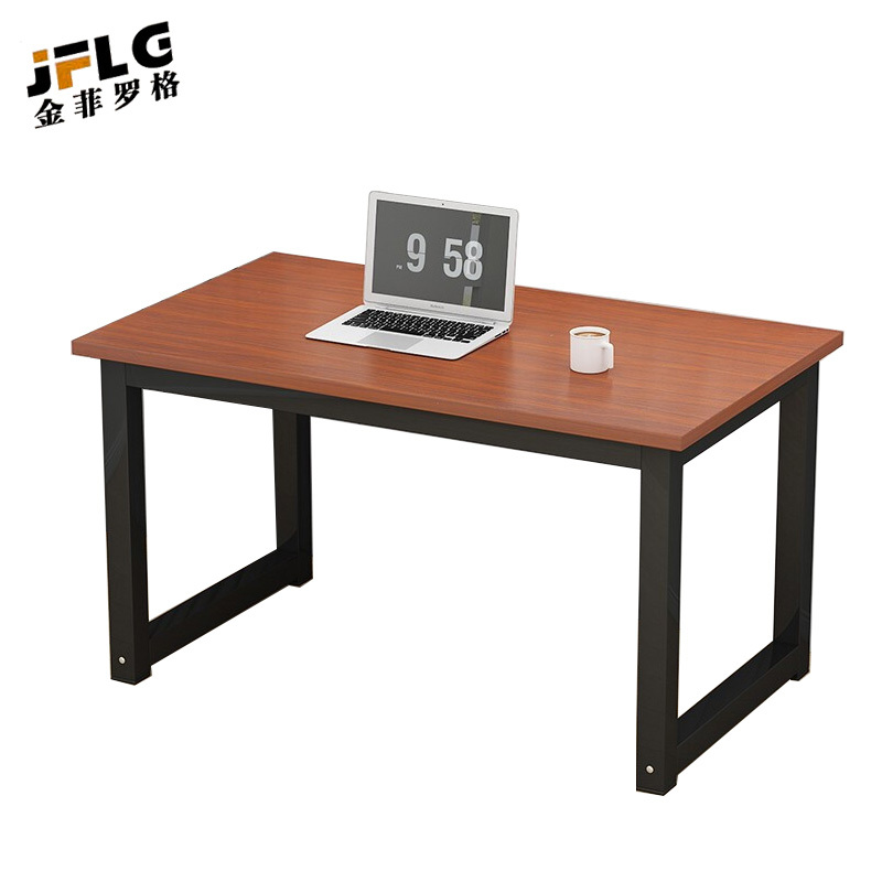 苏宁 金菲罗格 办公家具 钢架书桌简约台式办公电脑桌颜色备注高清大图
