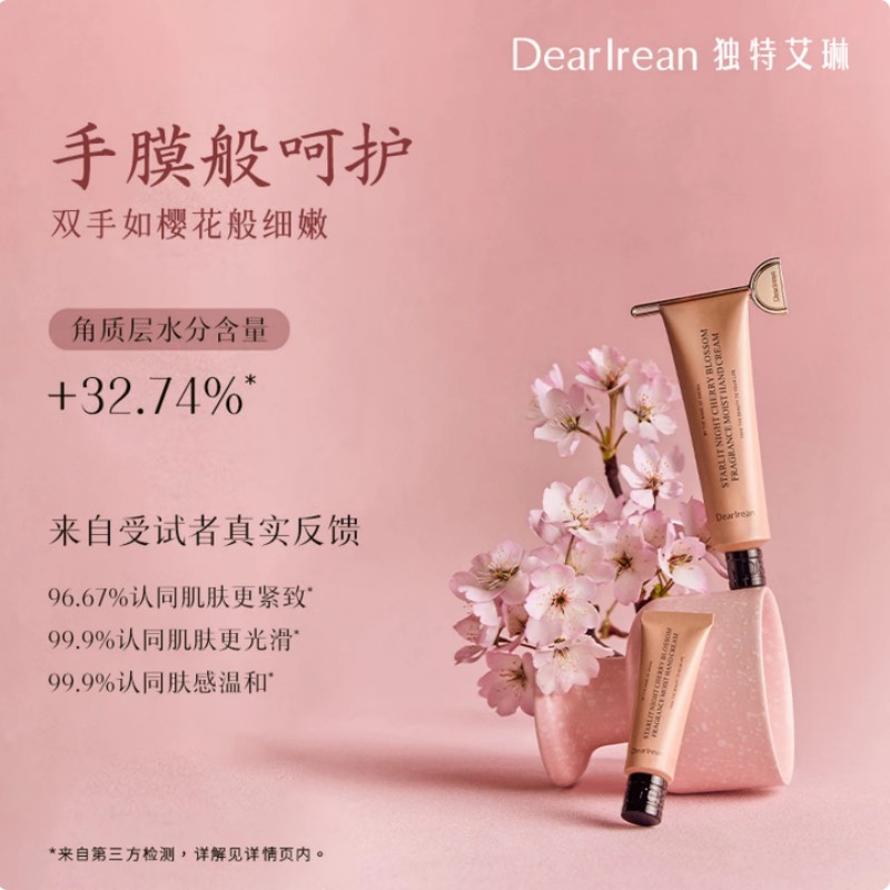 独特艾琳夜樱繁星香氛手护礼盒高清大图
