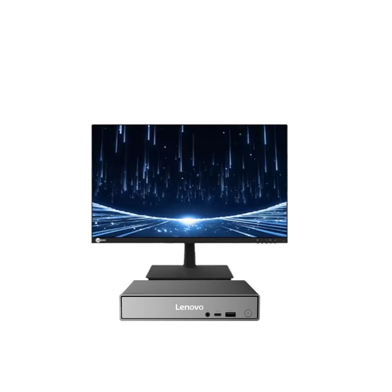 联想ThinkCentre Q500迷你mini商用办公台式电脑+21.5 升级酷睿i5-13420H 32G 2T固态高清大图