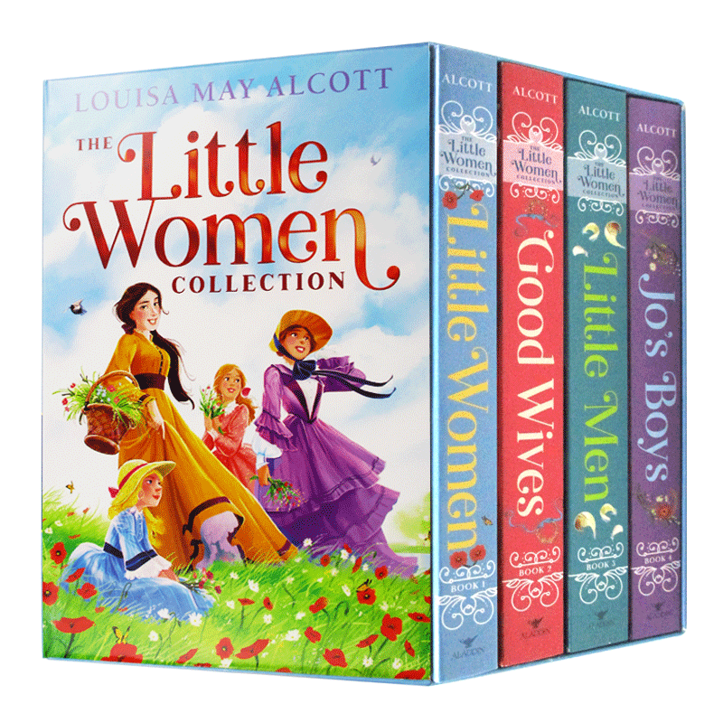 [醉染正版]小妇人4册盒装 The Little Women Collection 英文原版儿童文学小说 英文版经典文学高清大图