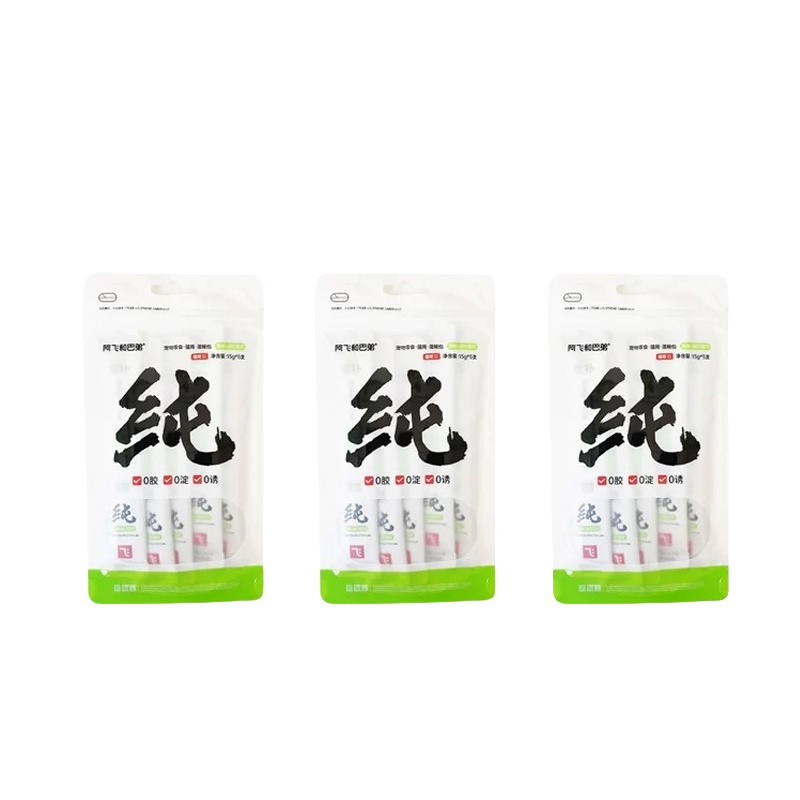 阿飞和巴弟宠物零食 猫用 湿粮包 鸡肉+扇贝配方(袋)*3袋