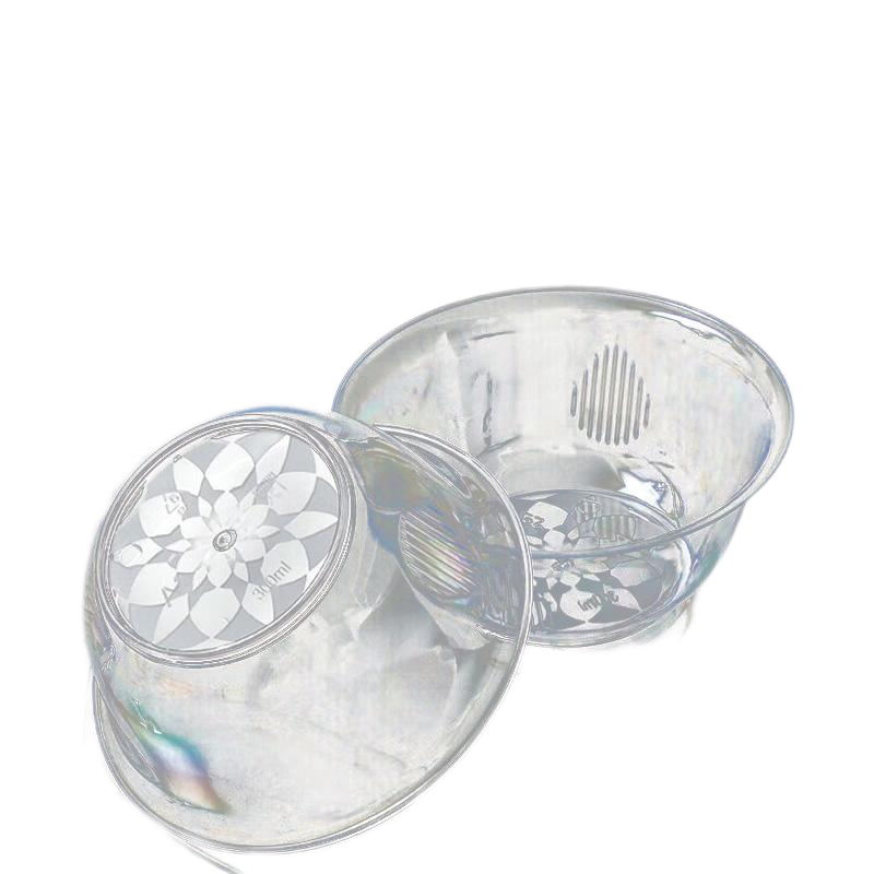 芳草地 3G6081 一次性PS航空碗水晶碗 400ML*50只/箱(单位:箱)