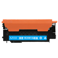 艾洁 W2081A粉盒蓝色 适用hp惠普118A硒鼓mfp 178nw碳粉179fnw墨盒150a 150nw彩色打印机