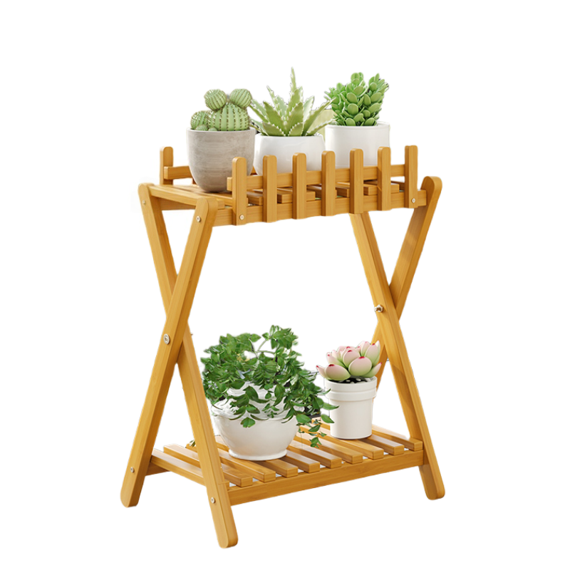 铭思达折叠花架49*32*62.5cm个高清大图