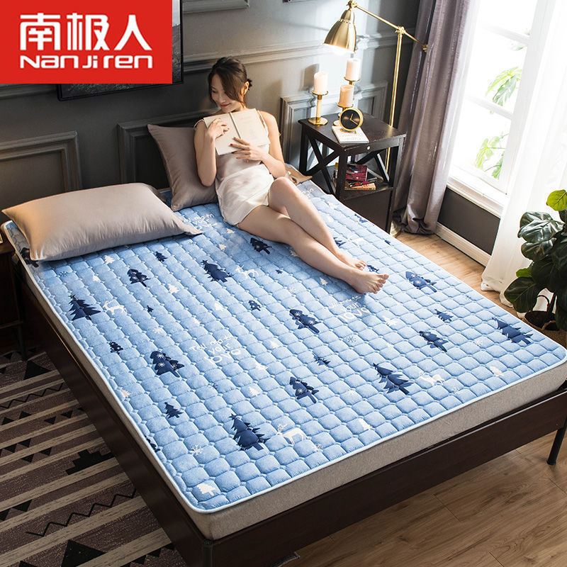 南极人四季通用床垫春夏床护垫榻榻米防滑保护垫床褥子单双人学生宿舍_298 120X200cm床 透气升级款【魔幻森林】LHF