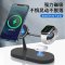 波格朗(POGLIAR)磁吸充电支架三合一桌面无线充电器适用iphone16苹果15pro手机Air耳机手表快充底座