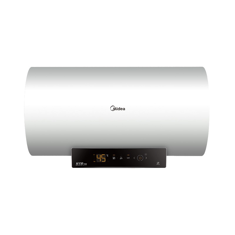 [商场同款]美的家用电热水器wifi智控2200W速热E+增容速热洗澡22BA6系列[80升]F80-22BA6(HY)高清大图