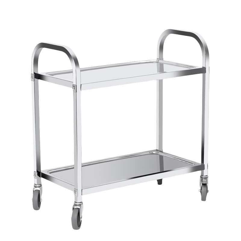 酷美智悦 不锈钢双层餐车950*490*930mm KM-BH545 台高清大图