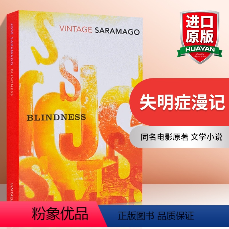 [正版]英文原版 Blindness 失明症漫记 同名电影原著 文学小说 萨拉马戈 英文版 进口英语原版书籍