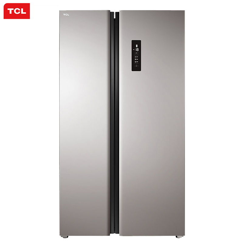 TCL BCD-515WEPZ50 515升对开门冰箱 风冷无霜 一体双变频 智慧风设计 高效去菌 获多个奖项（典雅银）