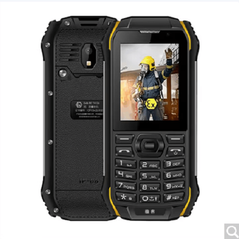 捷语 维客3S 防爆手机户外三防EX化工厂石油制药厂燃气工业专用 直板按键功能机防爆手机 全网通4G 2.4英寸 带防爆证书一机一证图片