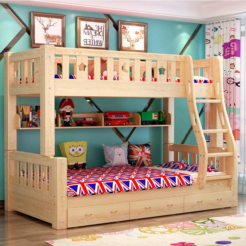 加粗加厚实木上下床 分体高低床 成人儿童床 子母床 双层床 上下铺床