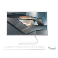 联想(Lenovo)AIO520C-24 I5-8400T/4G/1T/2G独显/无线键鼠/蓝牙/23.8英寸/白色/定制 商务办公学习个人家用企业采购致美一体机台式电脑