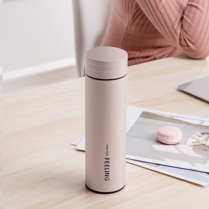 南极人保温杯大容量便携水杯原宿风女士韩版学生泡茶杯304不锈钢 玻璃