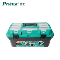 宝工（Pro'sKit）工具箱 加强双层型 多功能14寸收纳箱 SB-1418安全防护