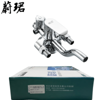 蔚珺牌高端铜明装三角三档淋浴花洒 WJ-8673个