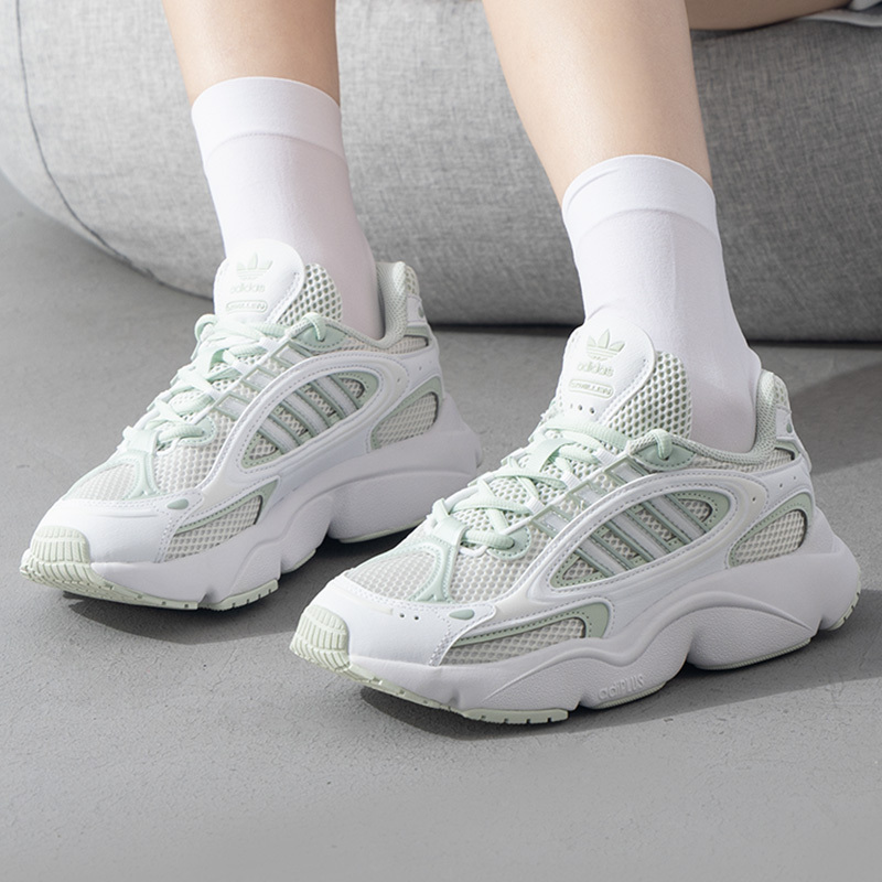adidas阿迪达斯三叶草女子新款经典轻盈百搭运动老爹鞋休闲鞋IG2087 ZP