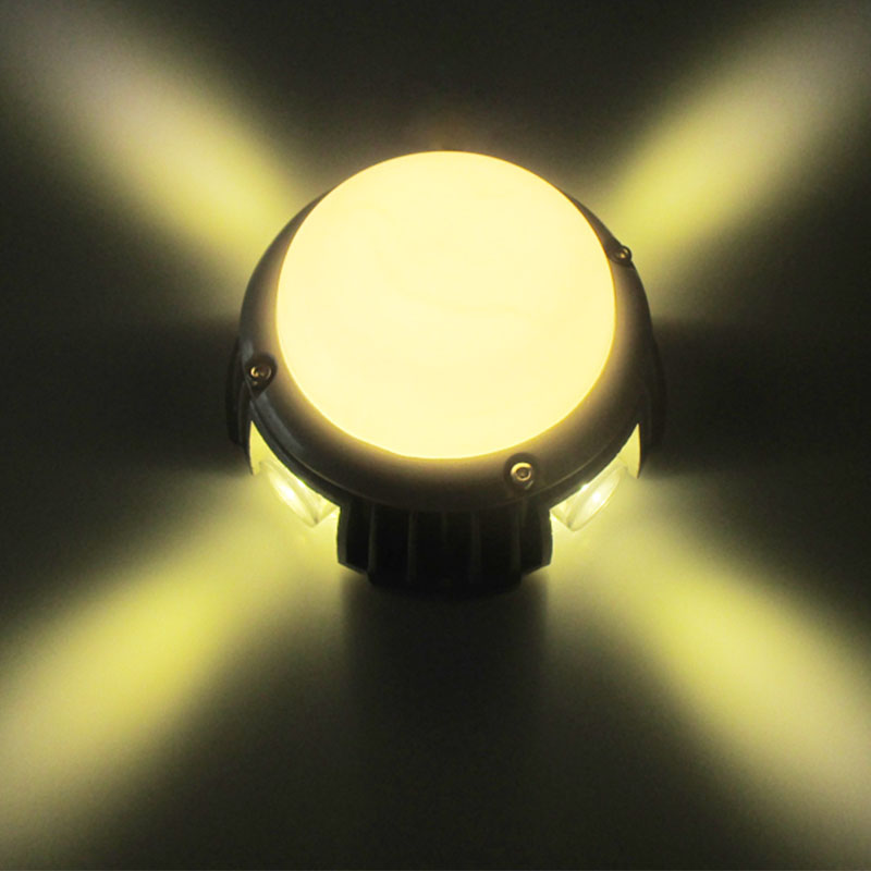 苏宁优购 led十字星光灯点光源圆形七彩变色外墙亮化夜景灯具工程户外