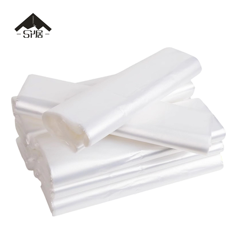 三人居 手提袋透明加厚塑料袋 30cm*48cm*50只 包高清大图