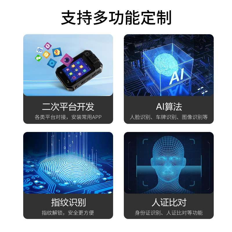 记录仪DSJ-S5 264版 高清4200万像素512G便携随身现场记录器NFC功能4G全网通独立北斗定位