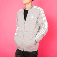 阿迪达斯外套男装2019秋春夏季新款立领防风训练运动服休闲开衫夹克DU6782