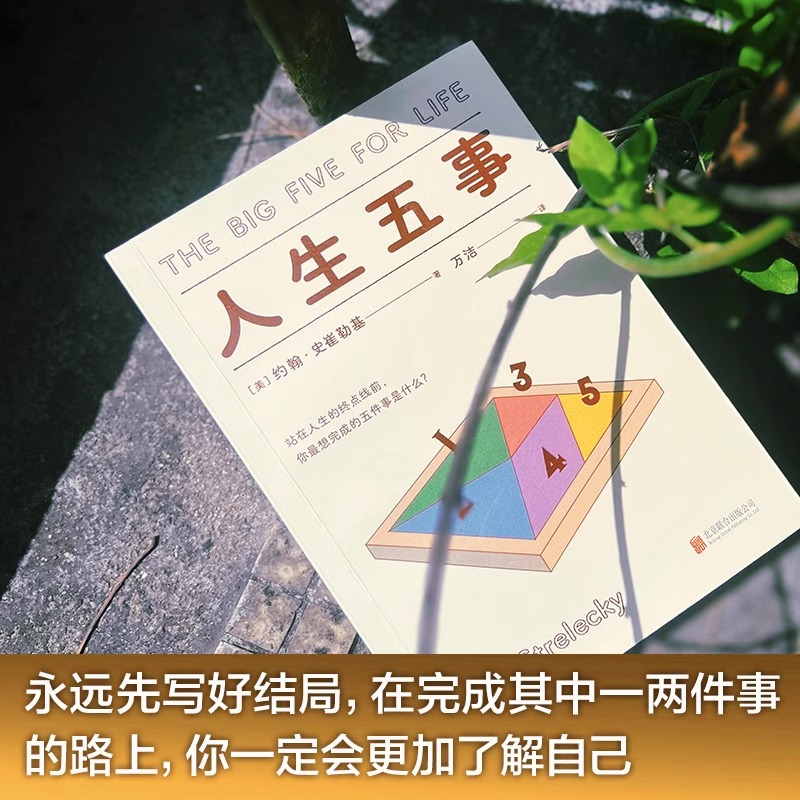 [正版]人生五事 约翰·史崔勒基 站在人生的终点线前 你想完成的五件事是什么 人生哲学 心理自助 北京联合出版公司热款高清大图