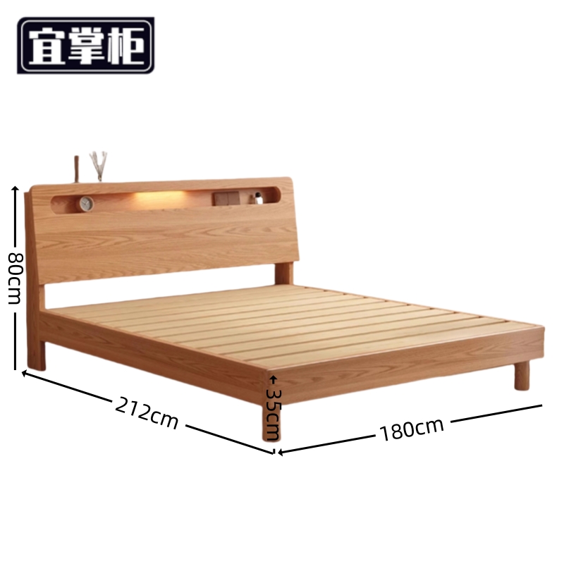 宜掌柜 木 质 床高清大图