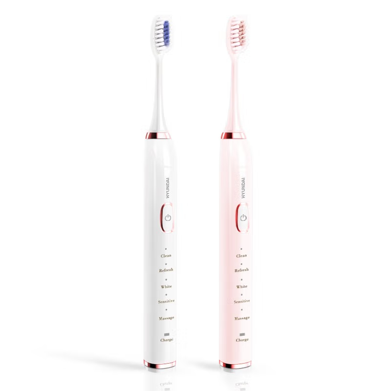 HYUNDAI 声波电动牙刷(配6个刷头)情侣套装 X700+
