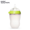 韩国原装进口comotomo可么多么硅胶奶瓶250ml 绿色