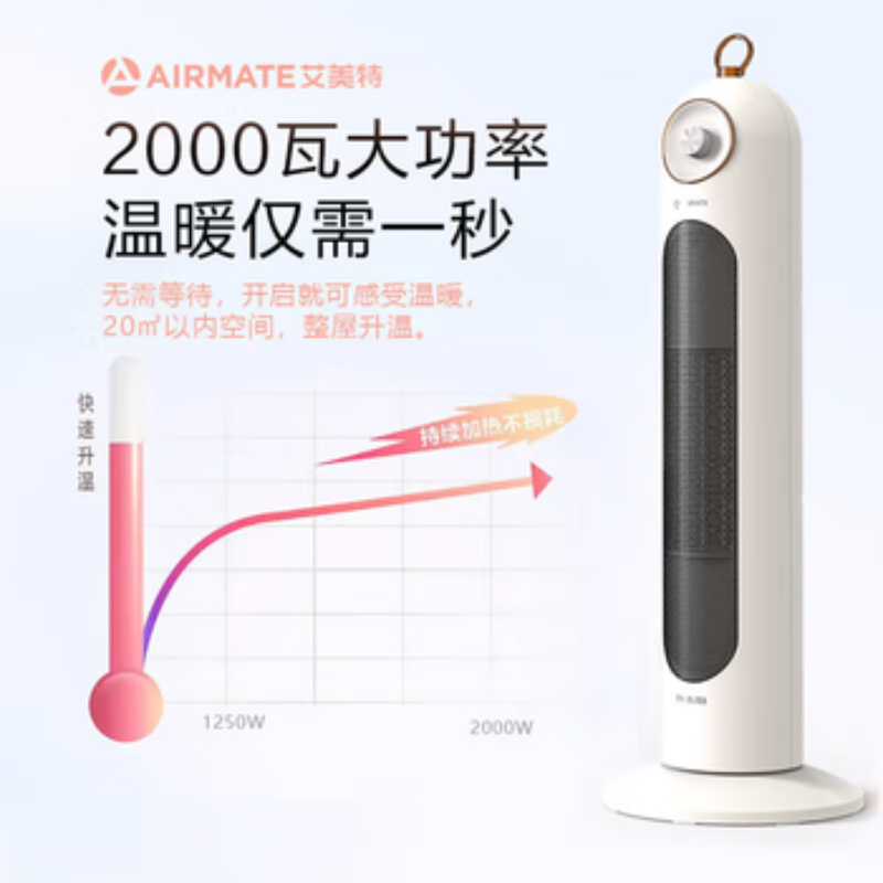 苏宁 艾美特 暖风机 HP20-K8高清大图