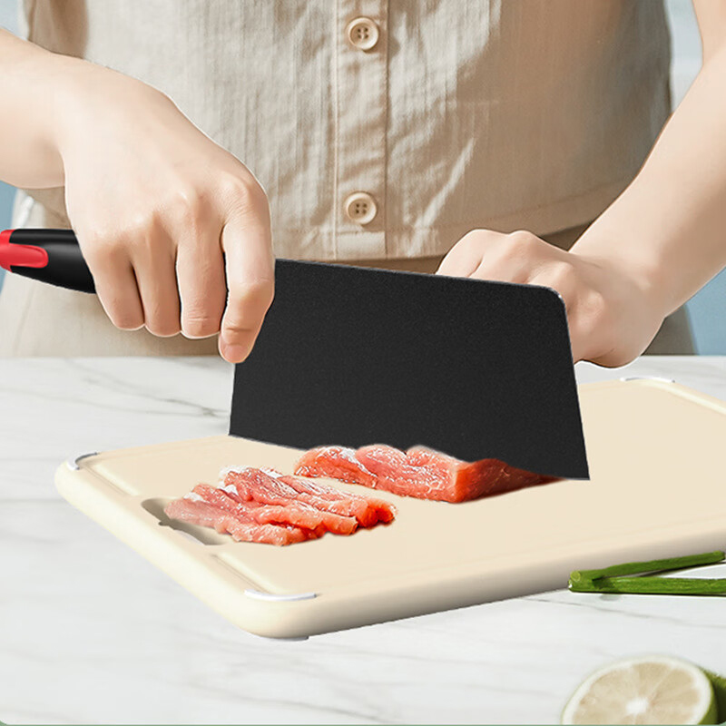 苏泊尔(SUPOR) 锋匠刀具五件套 切片刀多用刀多用剪刀水果刀砧板套装TK21119V高清大图