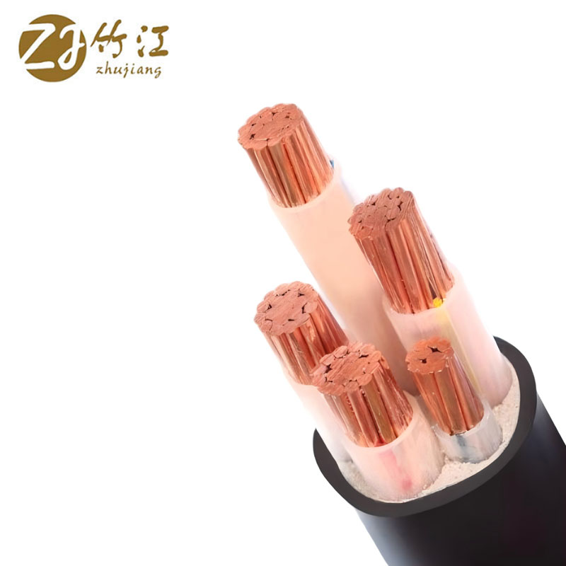 竹江 铜芯电缆 ZR-YJV22-0.6/1KV-3*120+2*70 米高清大图