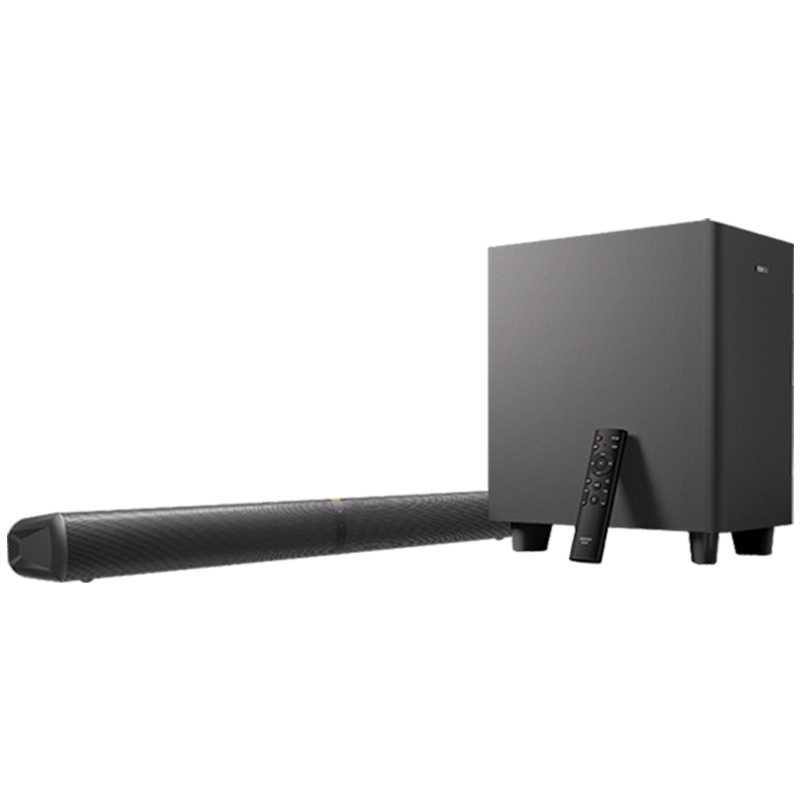 漫步者蓝牙音箱外观简约连接简单无线遥控音质舒适时尚黑色B2SW