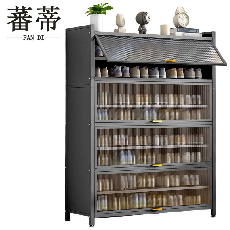 蕃蒂钢制鞋架70*35*149cm个高清大图