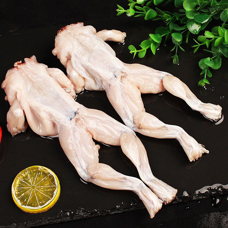 顺丰新鲜牛蛙肉田鸡肉冷冻去皮去头去脚趾去内脏14斤牛蛙1斤试吃装量