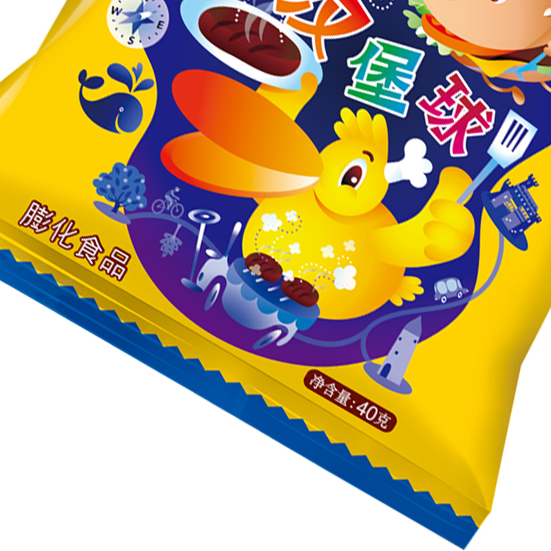 上好佳 膨化食品 汉堡球40g