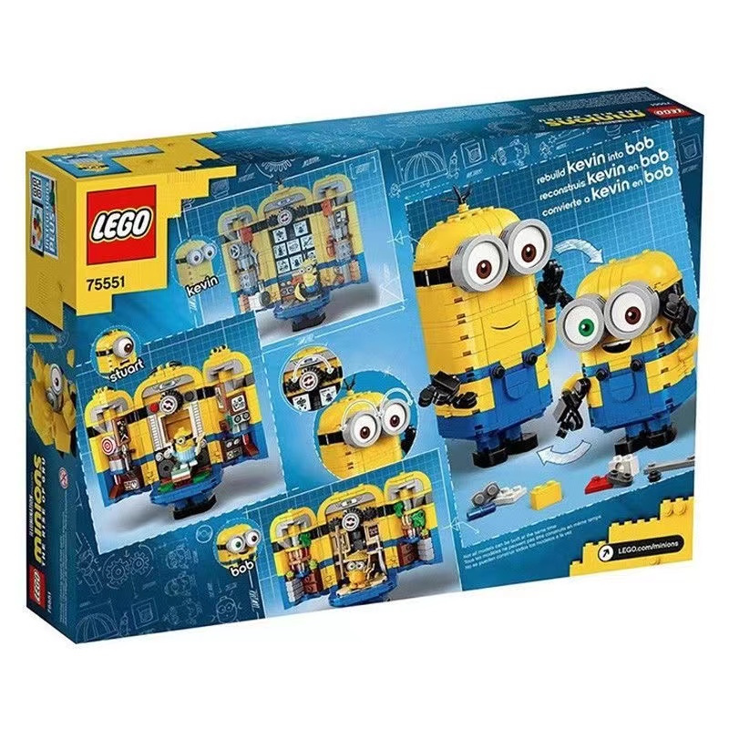 [保税区发货]LEGO乐高积木小黄玩具系列玩变小黄人 75551