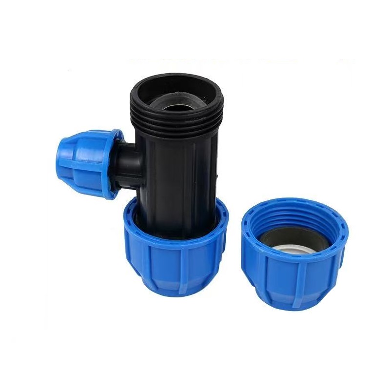 伟鹏双兴 PE快接变径三通 50*20黑色 个高清大图