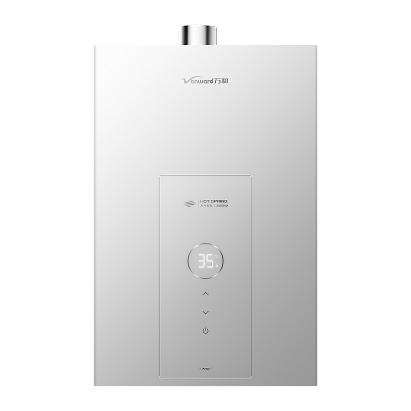 万和[温泉洗]13W10 13升燃气热水器 天然气 水气双调恒温 纯铜三环水箱高清大图
